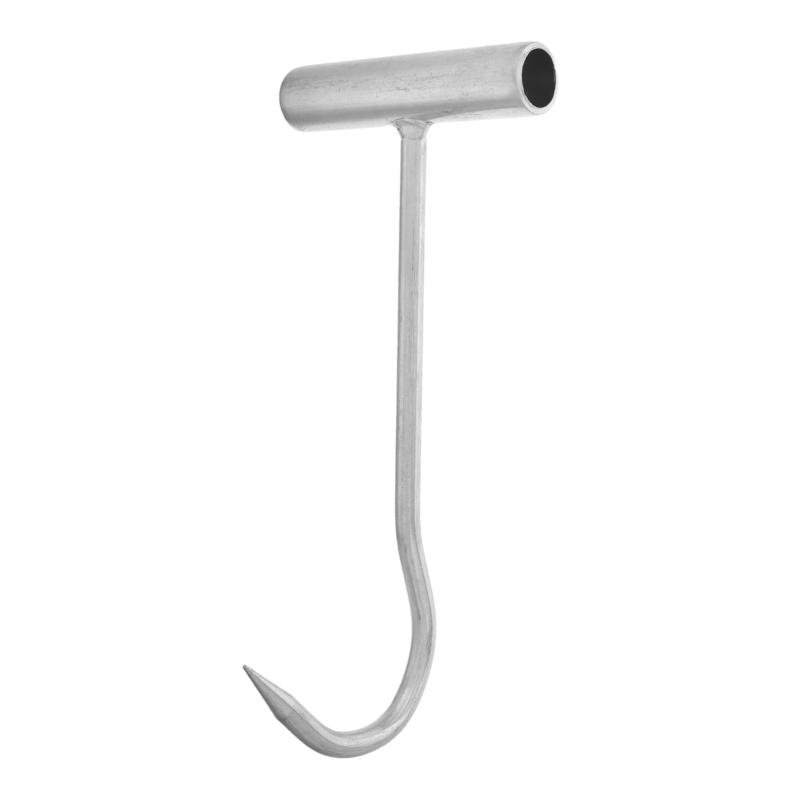 

Heavy Duty Metal Manhole Hook Tool Portable Lightweight Design For Lifting And Moving Manhole Covers Practical Hook Home Utility