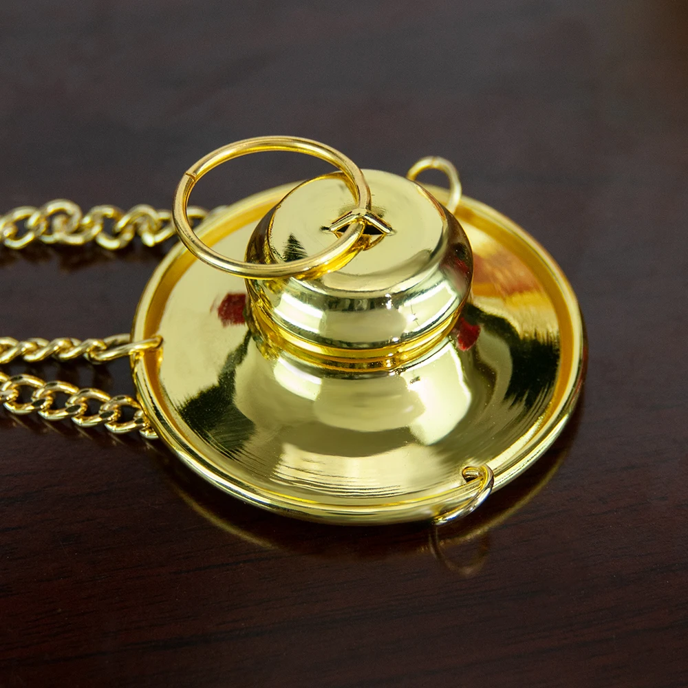 Orthodoxer Hängender Weihrauchbrenner aus Goldmetall mit Kette, Kirchen-Ritual-Altar-Gebets-Dekorations-Geschenk – Detail 7