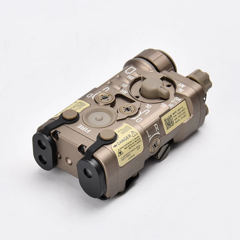 WADSN Tactical Flashlight Scout Light Red/Green NGAL Laser Nylon Plastic NGAL Protective Cover Outdoor Use
