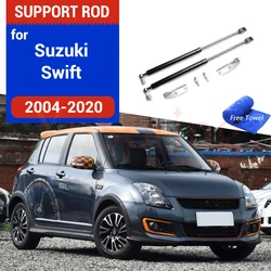 Car Support Spring Shock Strut Bars Hydraulic Rod for Suzuki Swift 2005 2006 2007 2010 2011 2012 2013 2014 2015 2016 2017-2020