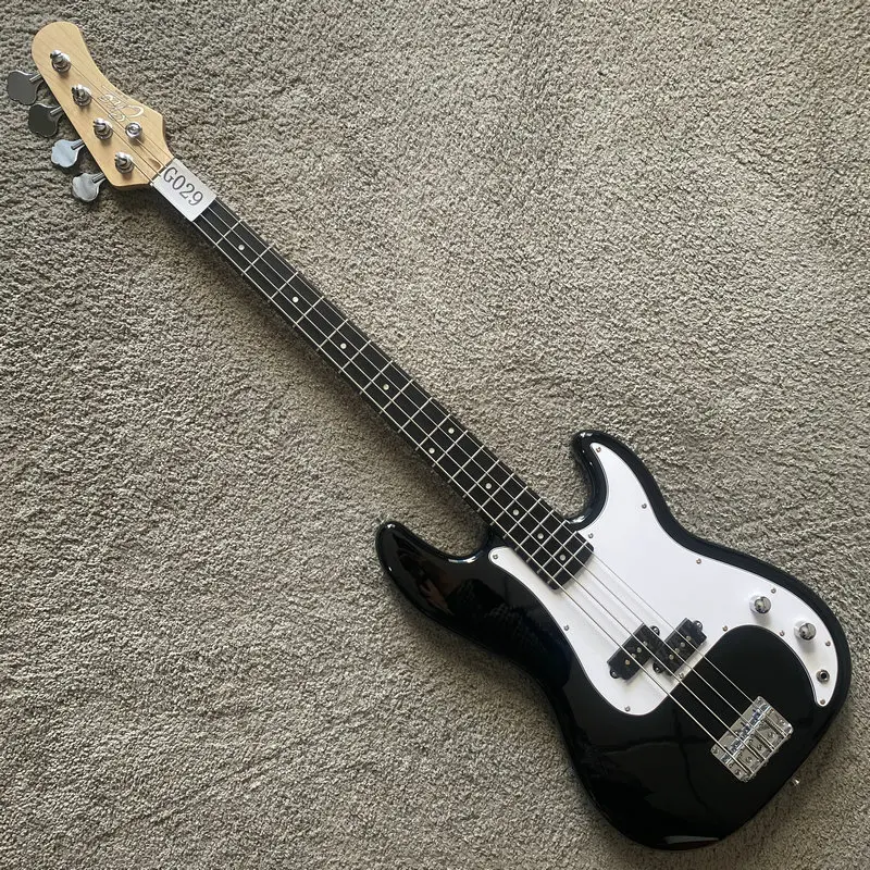 G029 Genuine EKO 4 String Electric Bass Precision PB Pickups Black Color Standard Size New And Genuine