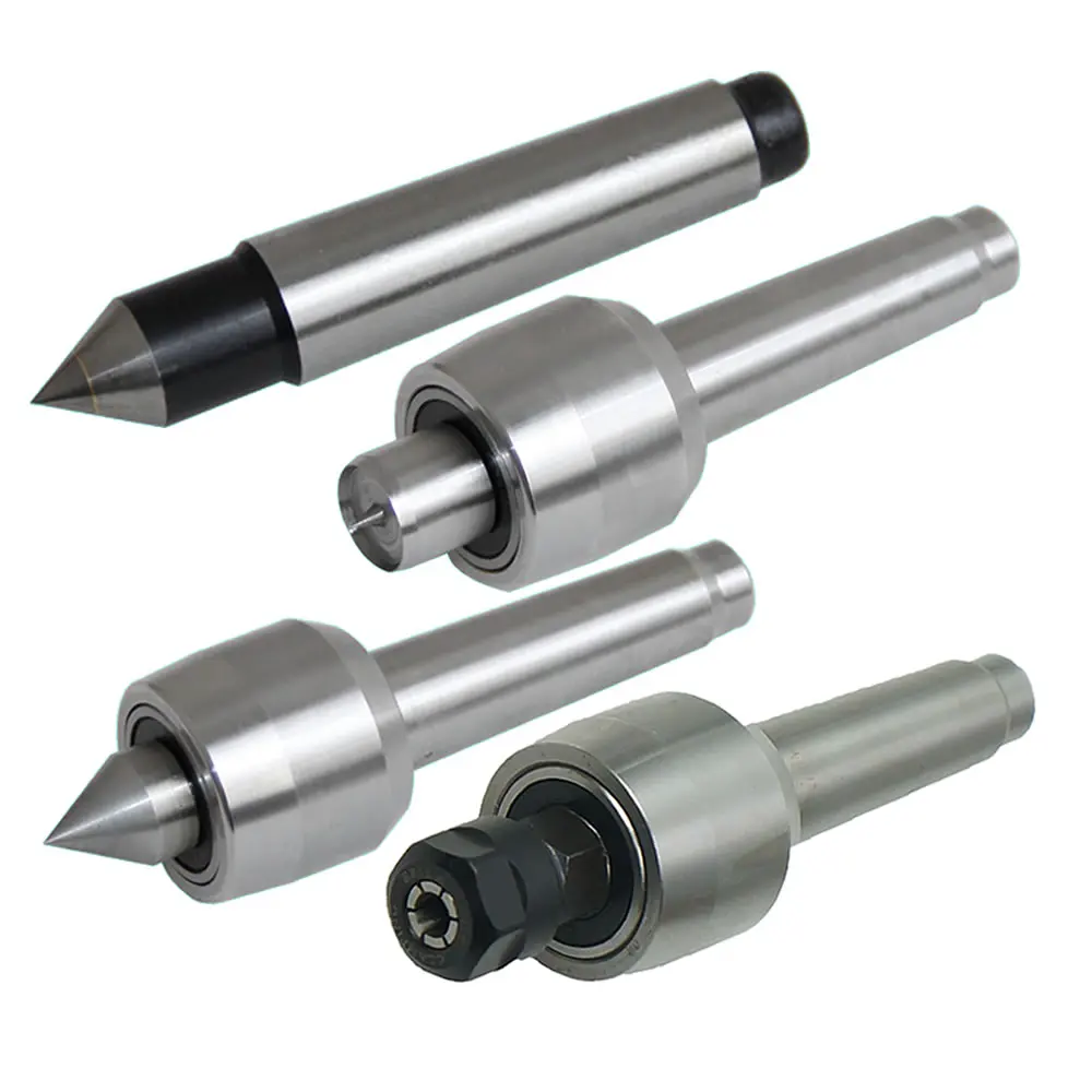 CNC Rotary Axis Tailstock Cutter Lathe Tool Light Duty Live Center MT2 Morse Taper for Metal Wood Lathe Turning Engraver Machine