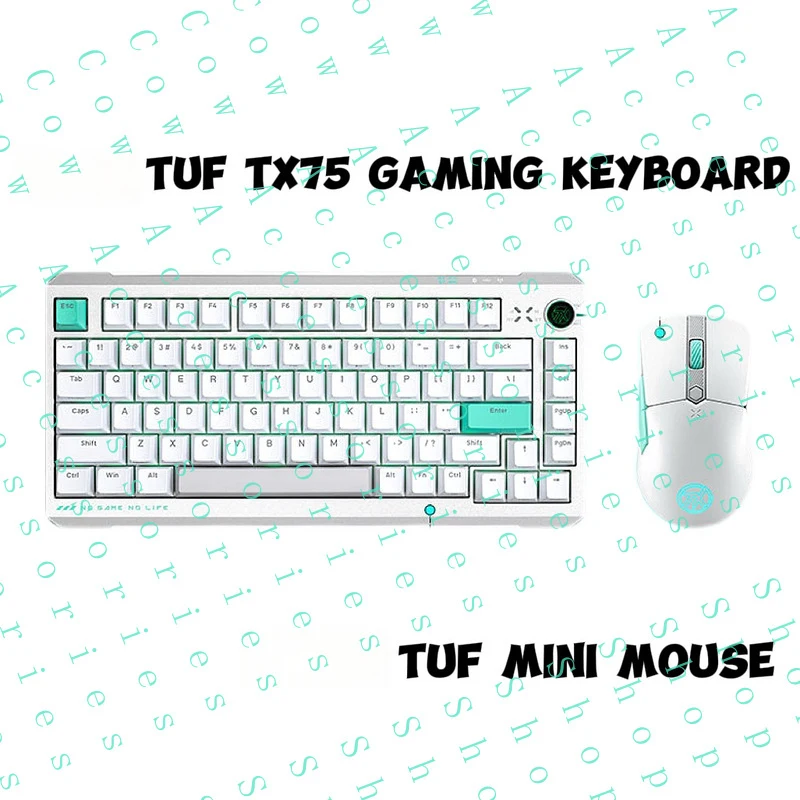 

PP+ FOR ASUS TUF TX75 Gaming Keyboard + TX Mini Mouse Tri-Mode Wireless Gaming Set