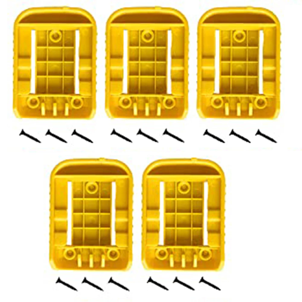 

Battery Holders For Dewalt 20V Mount Dock Fit For 20V 60V For EX DCB200 DCB201 With Screws Kit Plastic Mounting Base Bracket