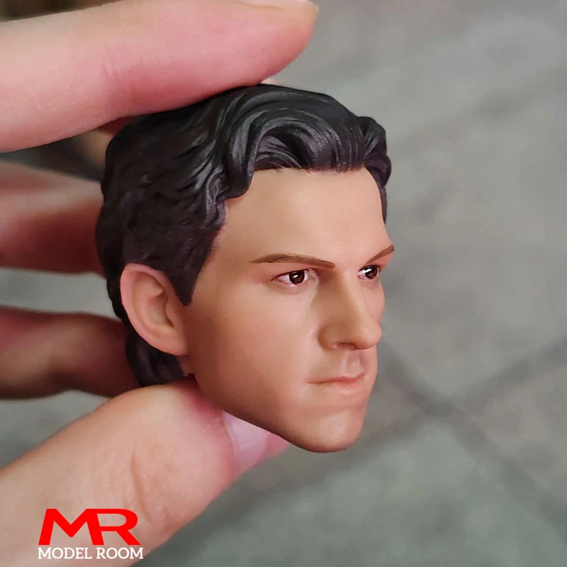 1/6 Skala Tom Holland PVC Kopf Sculpt Männliche Kopf Carving Modell Fit 12'' Soldat Action Figur Körper Puppen