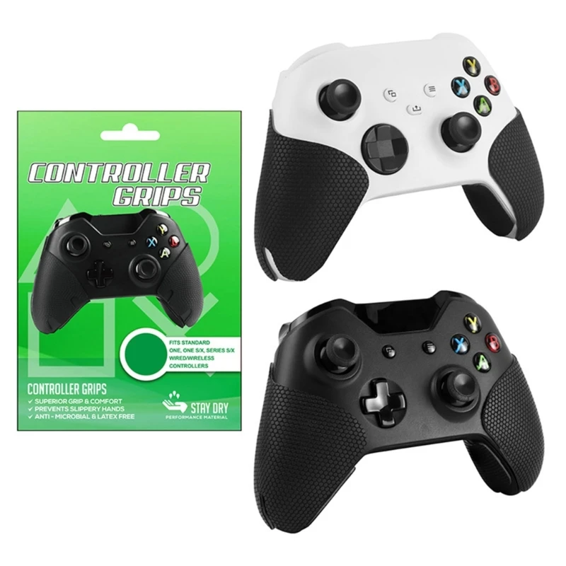 Controller Grip Rubber Stickers Gamepad Handle Sticker Sweat Absorbent Protector Cover Fit for ONE S