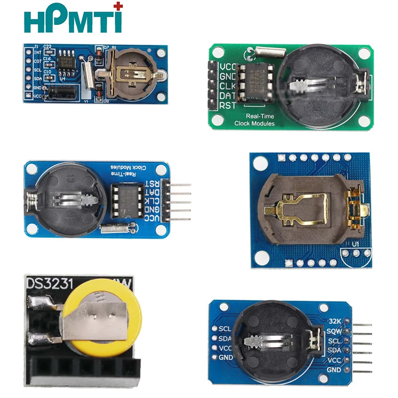 DS3231 AT24C32 IIC Module DS1302 Precision Clock Module DS1307 Memory module mini module Real Time 3.3V/5V For Raspberry Pi