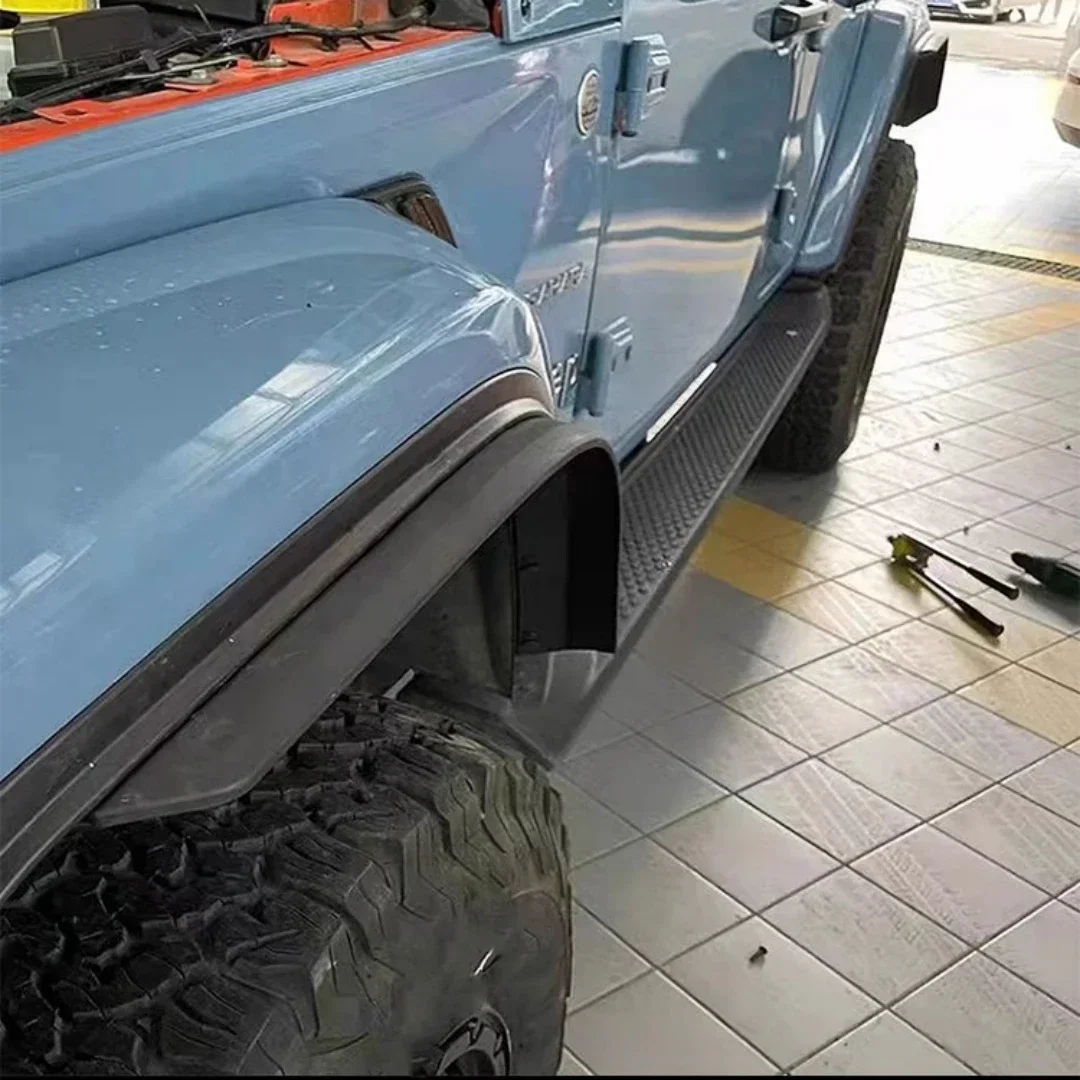 Body Kit Eyebrow Protector Mudguard Sticker Eyebrow Fender for Jeep Wrangler JL 2018-23 modified Auto Accessories view 5