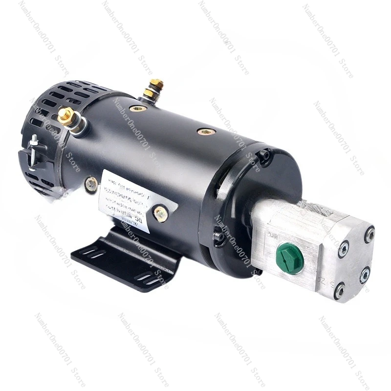 

Motor 24V 3KW Hydraulic DC Motor with Gear Pump High Speed 3000RPM Applicable To Forklifts Wingspans Tailgates