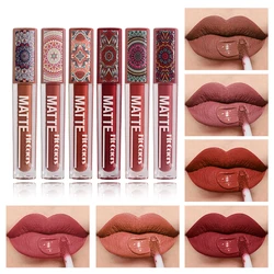 Matte non-stick cup Lip Gloss Bohemian Lip Glaze Waterproof long-lasting velvet lipstick