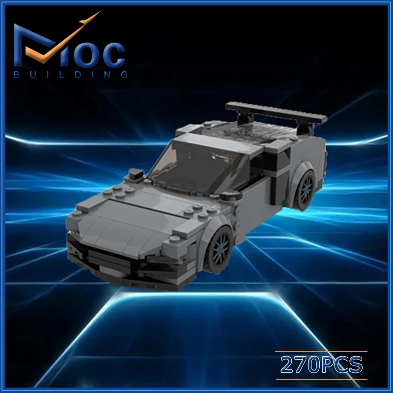 

MOC Building Block Super Sports Car Audir8 Decennium Technology Bricks DIY Assembled Model Racing Toy Holiday Gifts