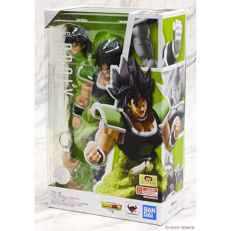 

Original BANDAI S.H.Figuarts Broly Super Dragon Ball Super In Stock Anime Action Collection Figures Model Toys