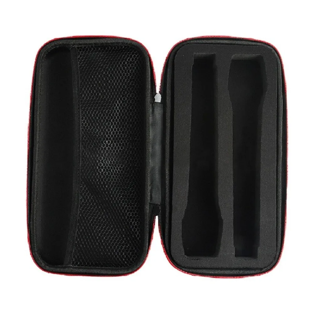 Shockproof Microphone Carry Bag Hard EVA Drop Proof Wireless Microphone Case Wear-resistant Double Zipper Microphone Storage Bag
