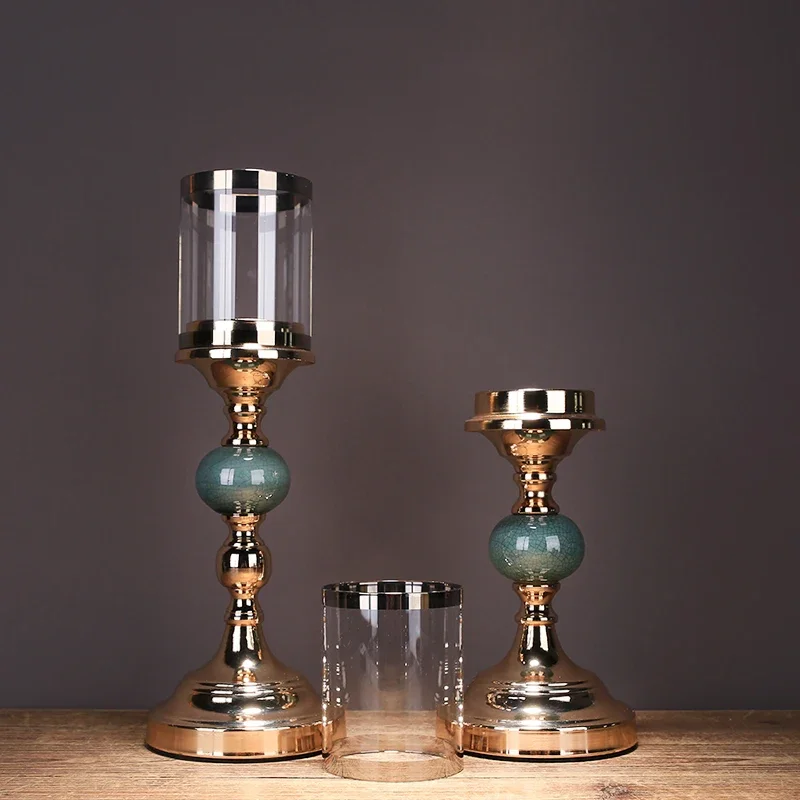 Gold Candle Holders for Home Decoration, Votive Holder, Candlestick, Candelabra, Candlestick