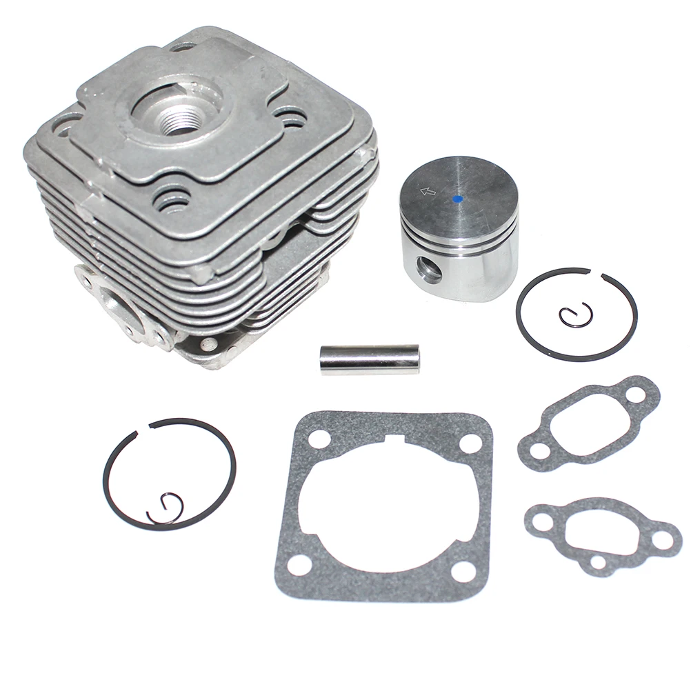 Cylinder Piston Kit For Oleo-Mac 741 BC420 BCF420 Sparta 42 44 420 440 441 4400 OM43 EFCO 8410 DSF4200 EF4300 Stark 37 38 42 44