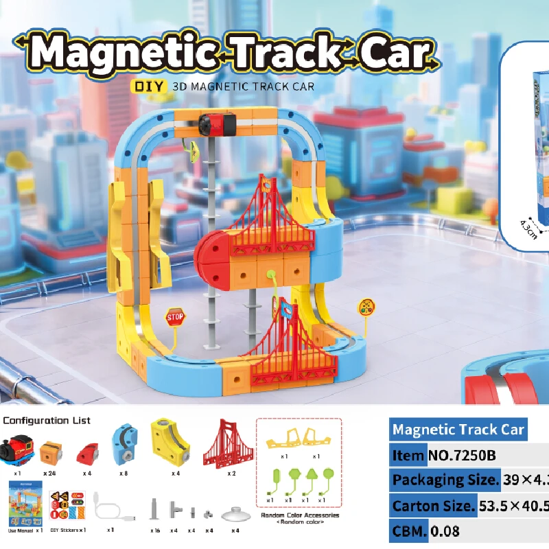 Venta caliente nuevo niño Diy tren juguetes puede pista 1:64 coche eléctrico Mini modelo serie juguetes adecuados para niños para jugar regalos de juguete de coche