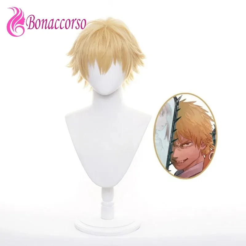 Chainsaw Man Denji Cosplay Synthetic Short Curly Anime Coser Cute Girl Heat Resistant Fiber Wig Halloween s;3'c,5.y;8'v, view 2
