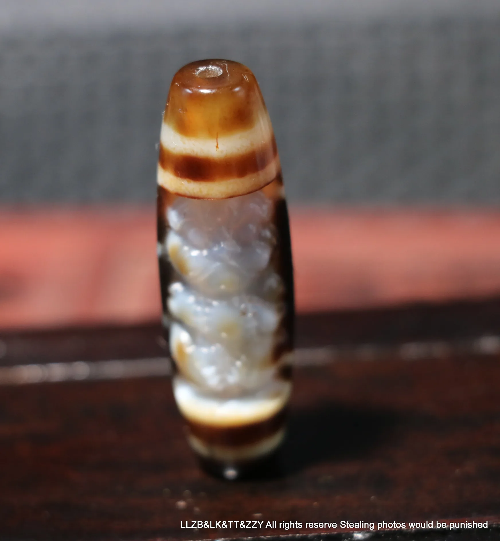 Magic Power Energy Tibetan Old Agate Dapeng Bird Sculptural dZi Bead Carving Pendant LKbrother Talisman Whole Sale Price