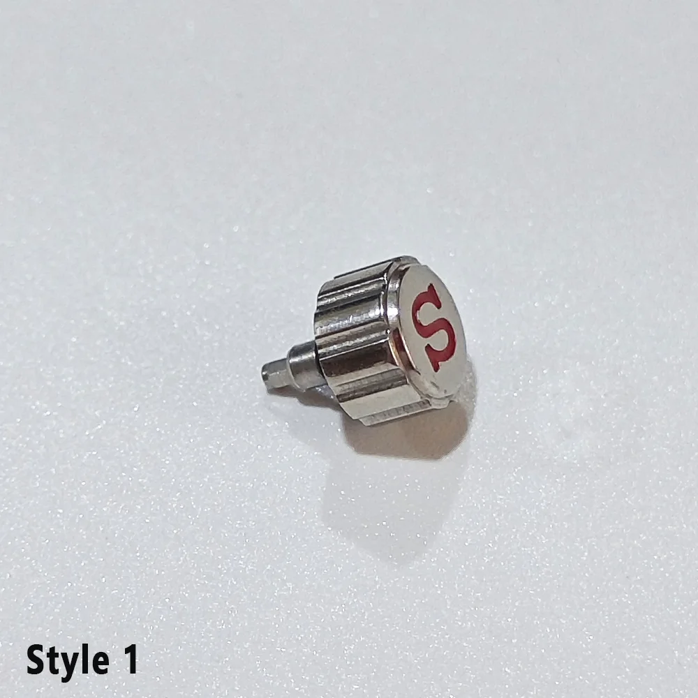 High Quality Watch Crown Engraved Signed 'S'  7mm Watch Crowns For NH34 NH35 NH36 Series Movement Crowns Watch Parts Replacement