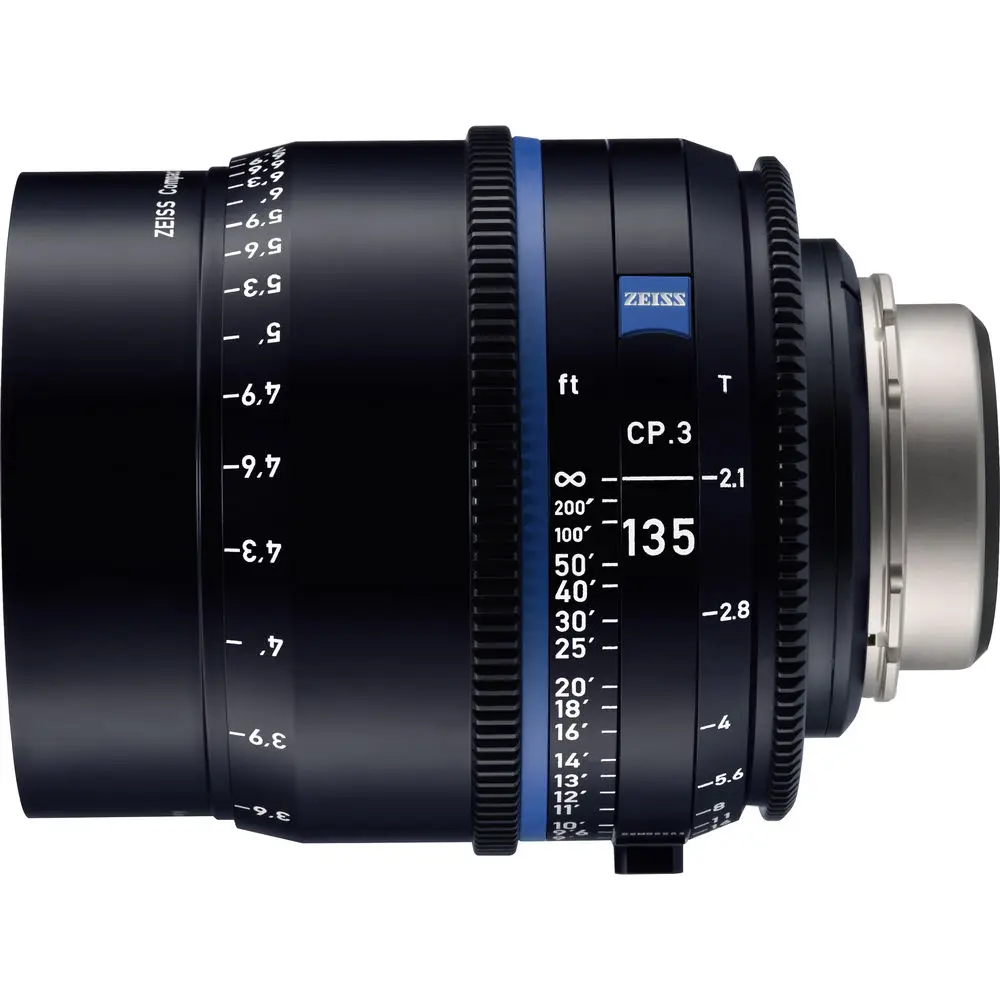 ZEISS CP.3 135mm T2.1 Compact Prime Cinema Lens For Canon EF/MFT/PL/Nikon F/Sony E Mount Cameras