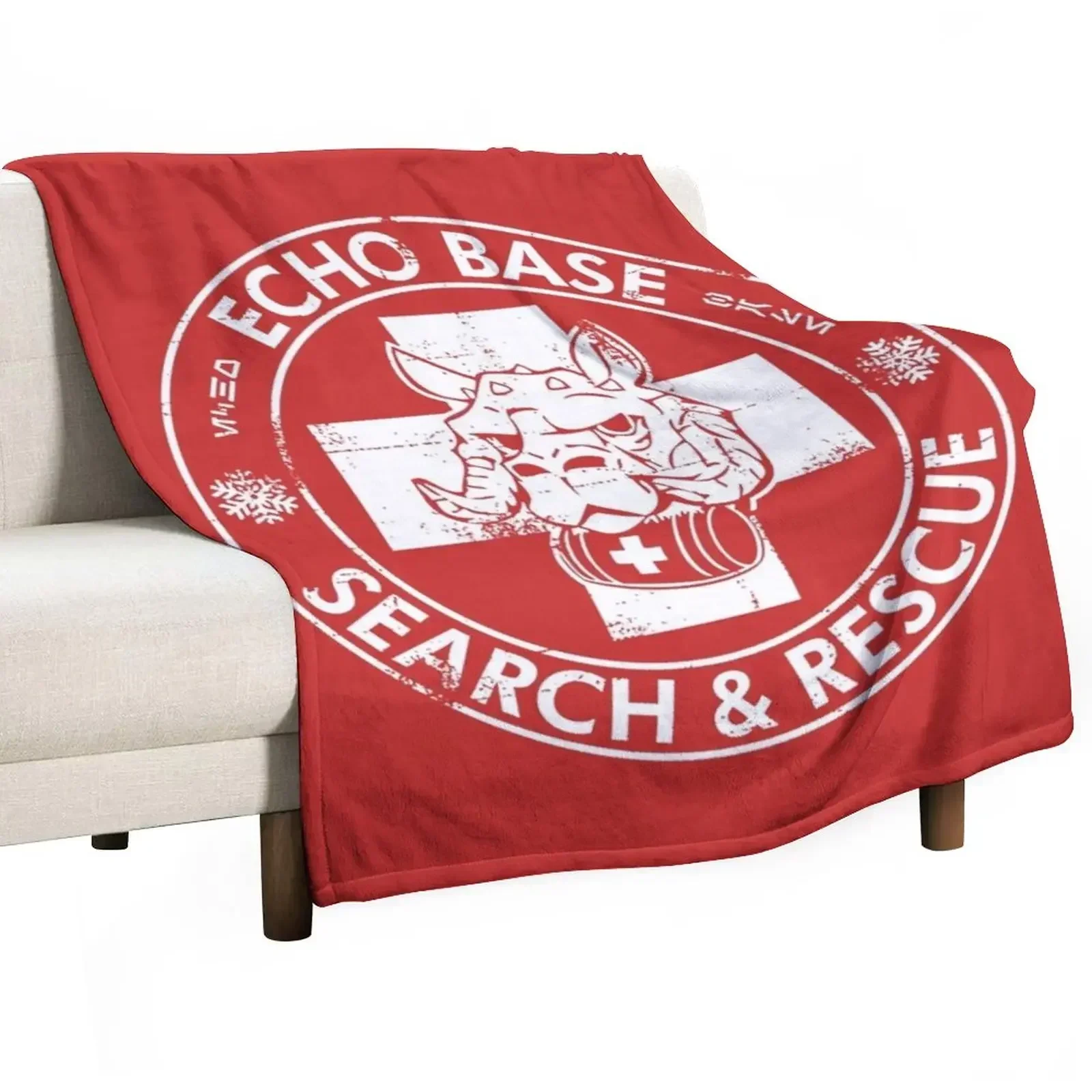 

Echo Base Search & Rescue T-Shirt Throw Blanket Single Thins Bed linens Blankets