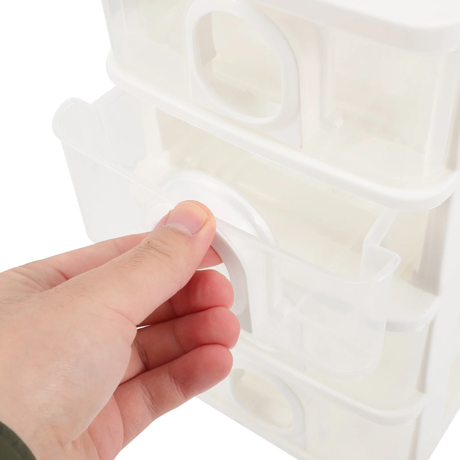 

Desktop Organizer Storage Box Makeup Stationery Organizer Drawers Compact Design Large Capacity Practical Gift Bedroom