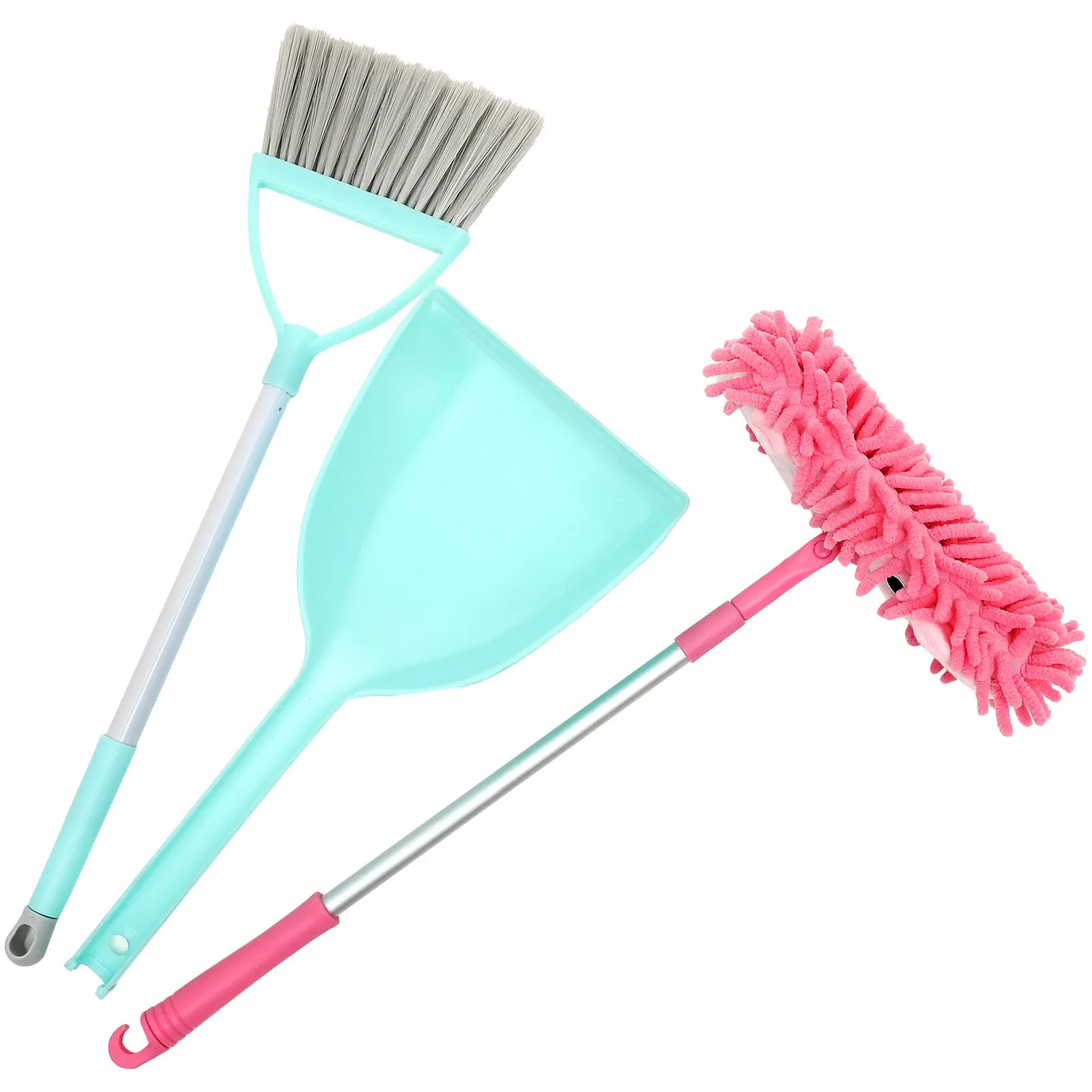 

Набор для уборки для детей: маленькая метла и швабра, портативный комплект для подметания для маленьких рук, с прочной щетиной, безопасный для пола