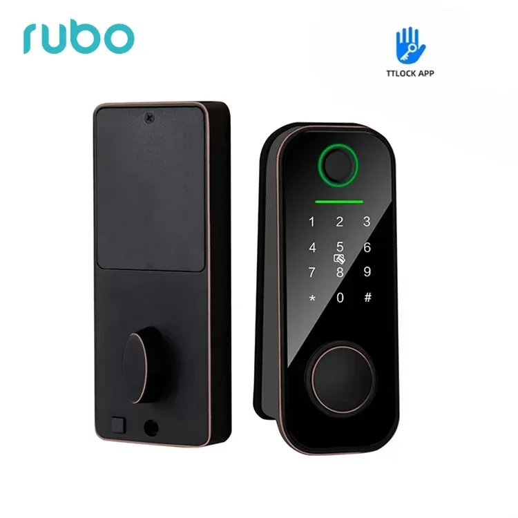 Security Smart Knob Lock Key dool deadlock Front door latch Latch with household electronic door lock