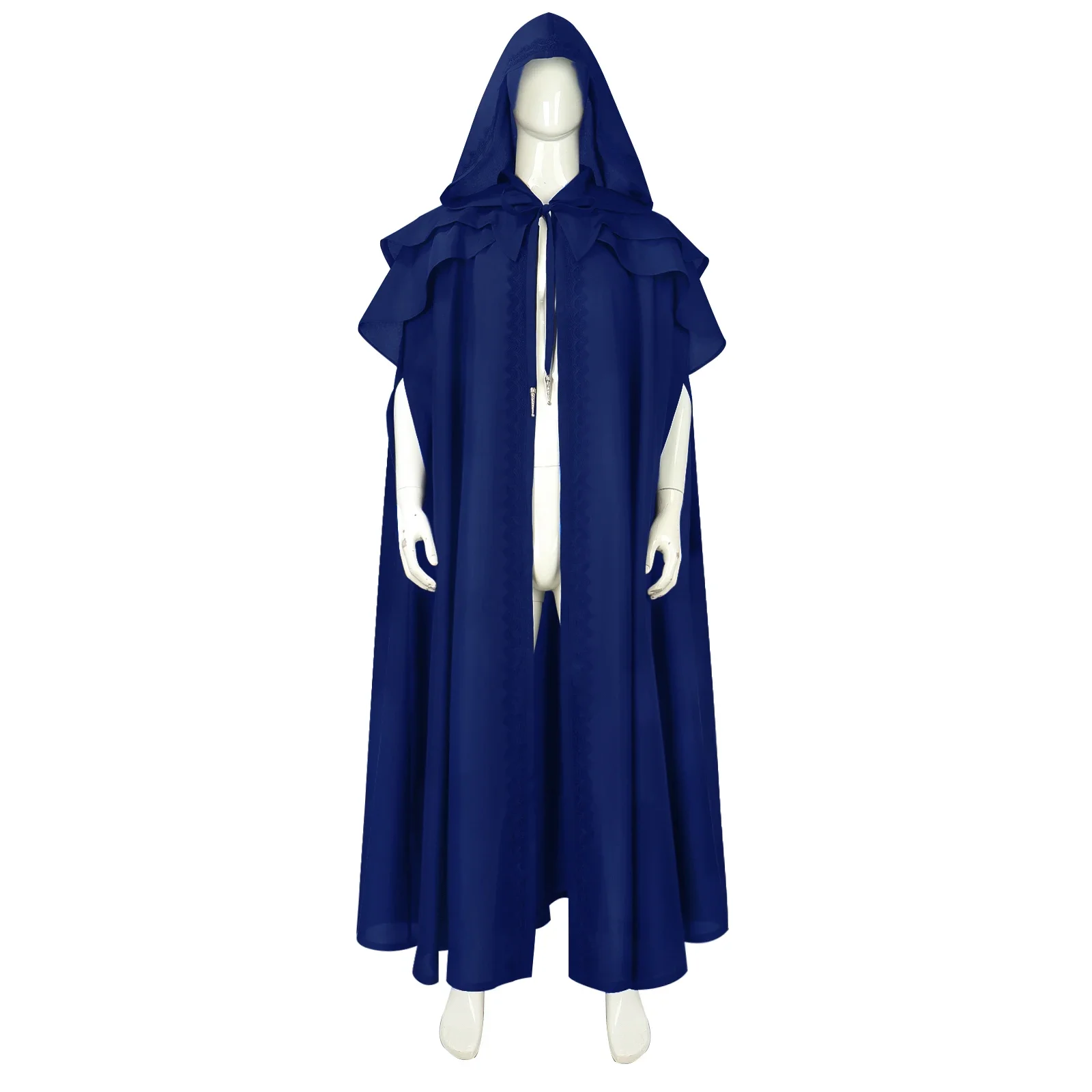 الكبار القرون الوسطى القوطية الرجعية مقنعين عباءة أسود أخضر ريترو فارس القراصنة معالج تأثيري الجلباب هالوين كرنفال ملابس الحفلات