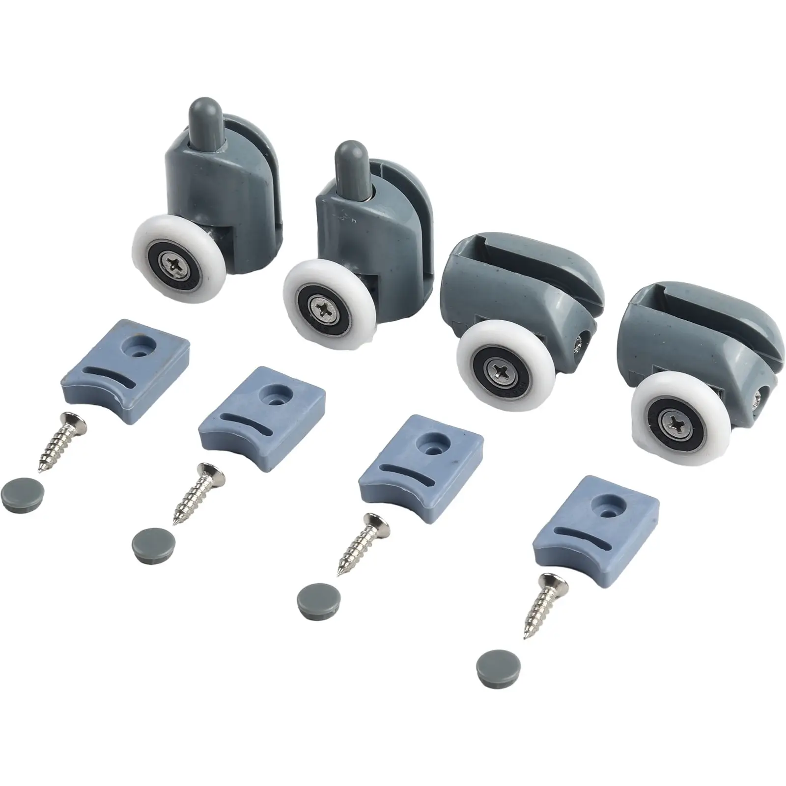 

High Quality Hot Sale 100% Brand New Shower Screen Door Rollers Pulleys Collision Block Dia 23mm Lower Rollers
