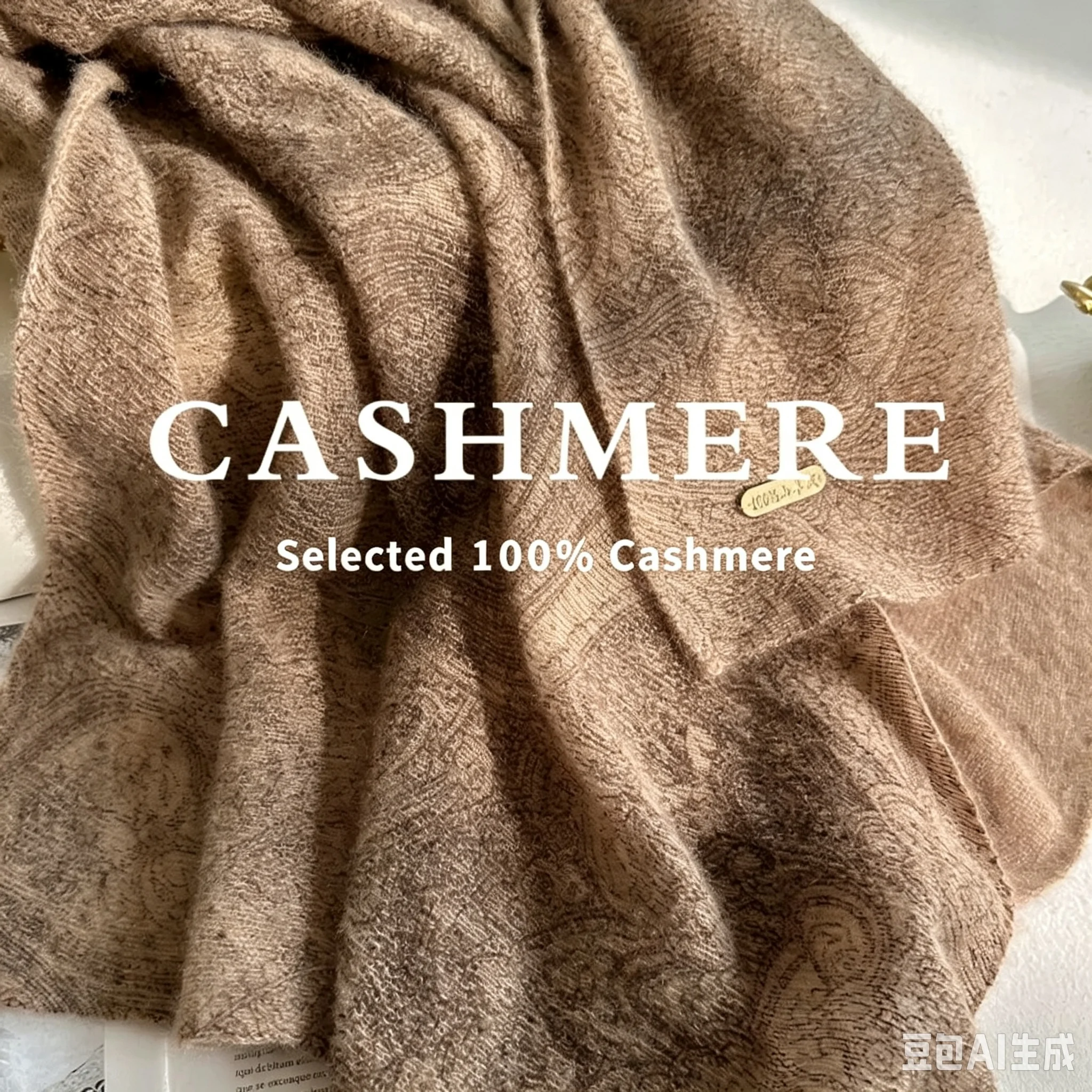 Kaschmir Italienischer alter Geldklassischer bedruckter Kaschmirschal Herbst und Winter Strickschal Damenoberbekleidung