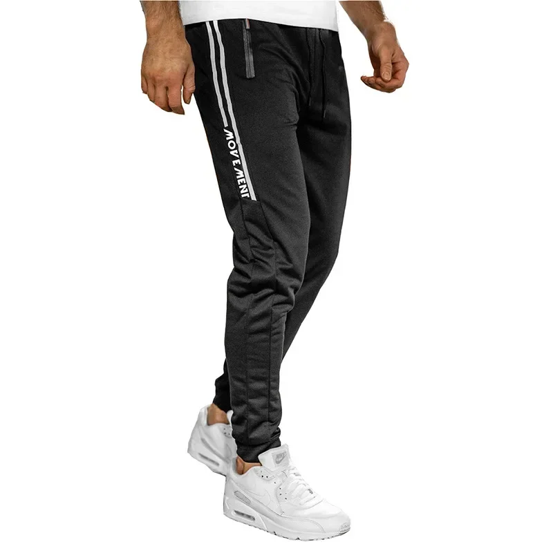 

2024 New Men Casual Sports Pants Running Workout Jogging Long Pants Gym Sport Trousers for Men Jogger Sweatpants