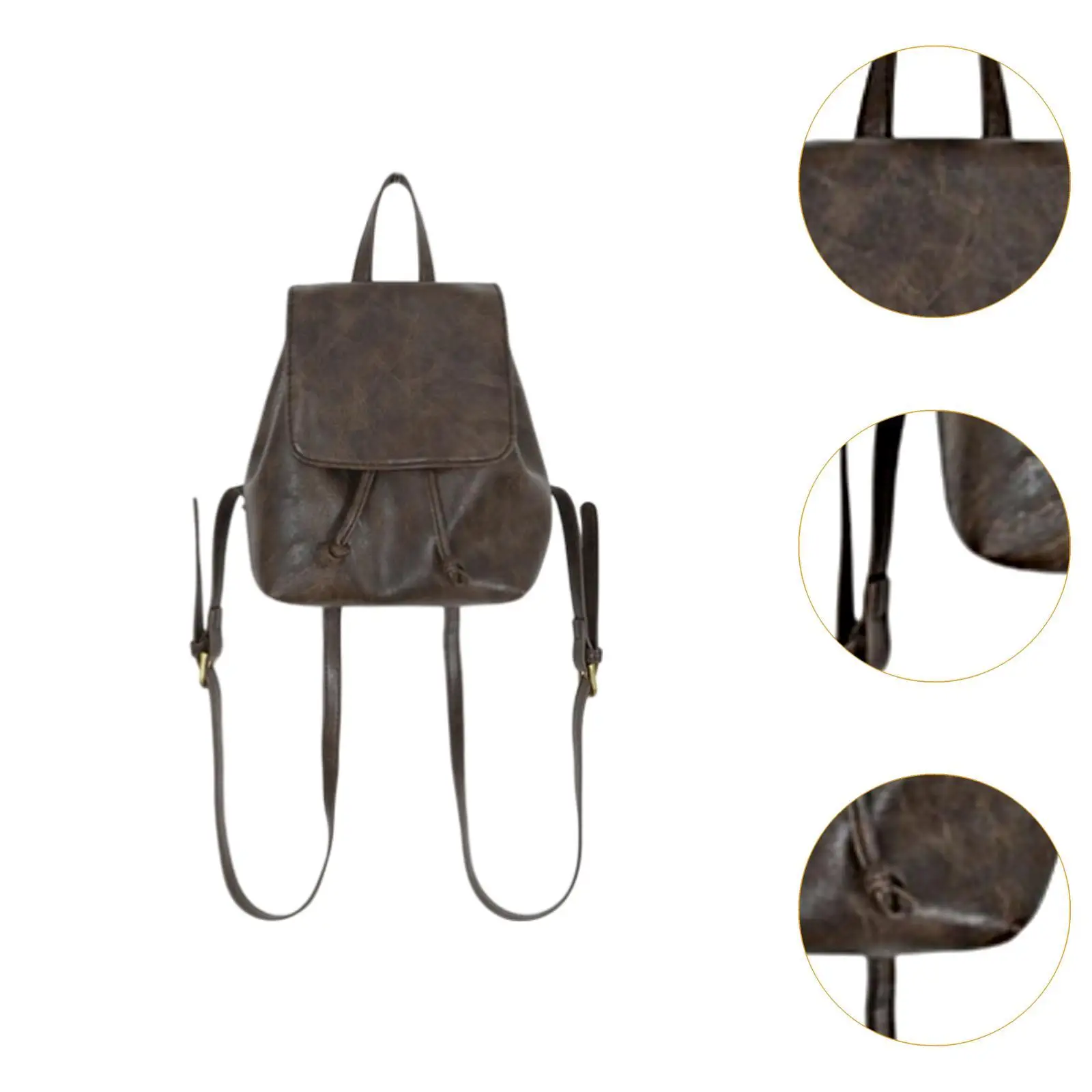 حقيبة ظهر نسائية عصرية ذات سعة كبيرة للتسوق في الهواء الطلق والربيع #5