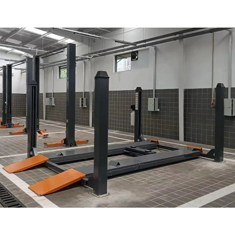 4000 kg Electric Hydraulic Four Post Car Lift for Wheel Alignment on Sale