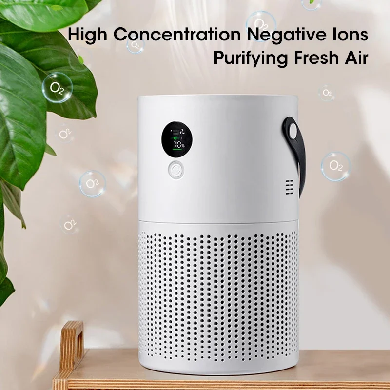 Household HEPA Air Purifier Wireless Portable Air Cleaner Adsorption Of Pm2.5 Dust Formaldehyde For Pollen Allergy Sufferers