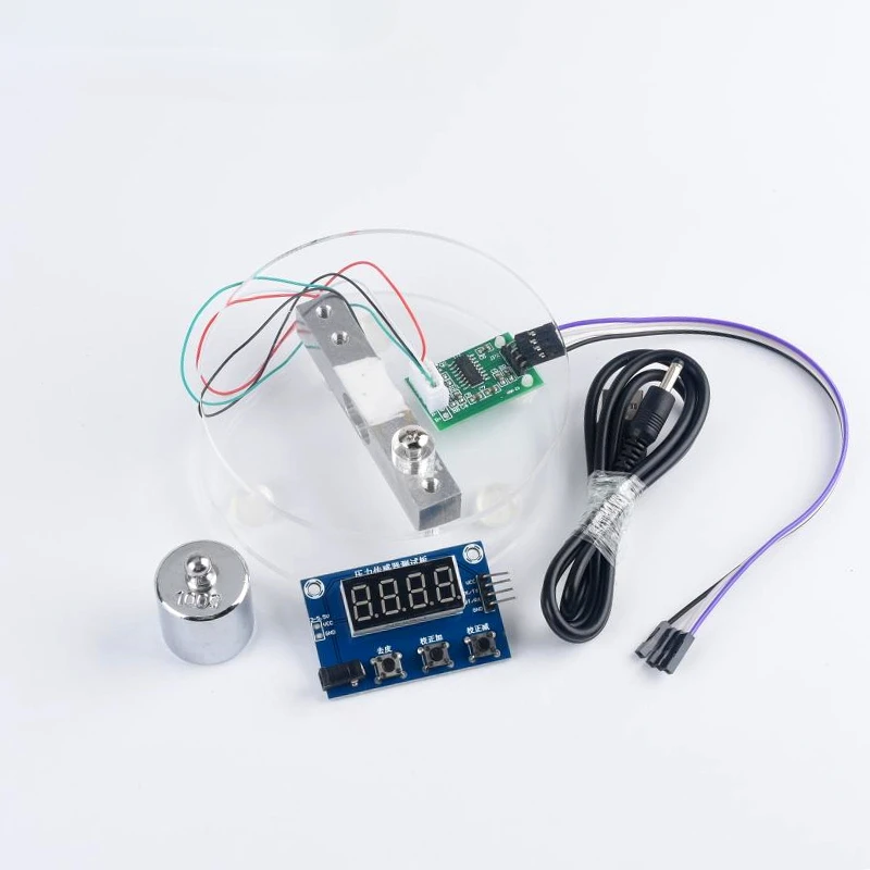 HX711Module مقياس إلكتروني الإطار استشعار الضغط مجموعة تحميل خلية ميزان إلكتروني Module5/10 كجم