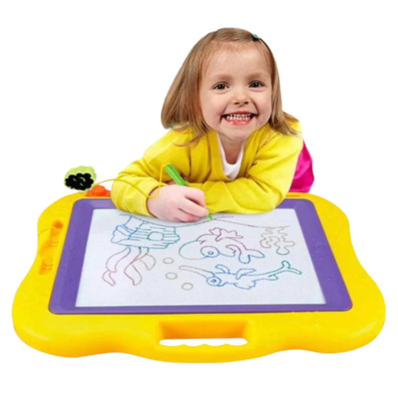 Kids Color Graffiti Board Toy Kids Early stage Artistic painting Toy Magnetic Cartoon Drawing Board Toy Educational Drawing Gift