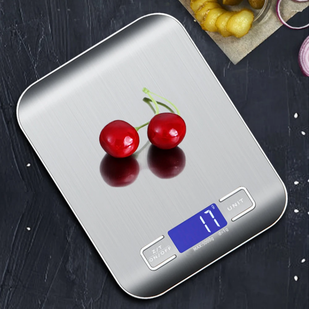 5kg/1g Portable Electronic Digital Kitchen Scale LCD High Precision Scales Food Coffee Balance Measuring Weight Baking Scale