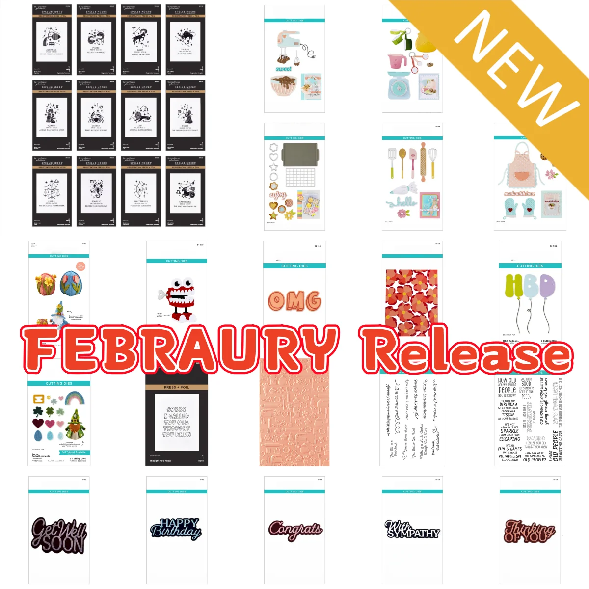 

2026 FEBRAURY Release Metal Cutting Dies Clear Stamps Stencil Hot Foil For DIY Scrapbook Craft Decoration Embossing Template ﻿