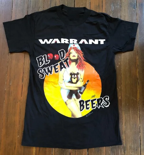 الضمان الفرقة الدم العرق والبيرة فطيرة الكرز تي شيرت كامل الحجم S 5XL