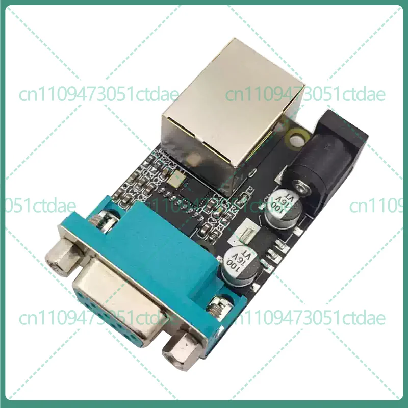 1-5pcs For Ethernet To RS232 Converter Breakout TCP Client Server Bidirectional Data Transparent Transmission Test Module