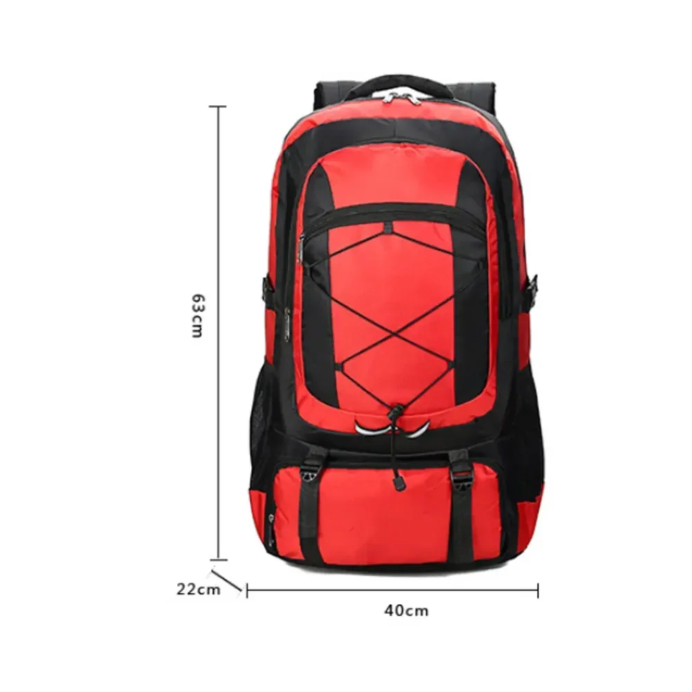 75L Large Capacity Outdoor Mountaineering Bag Oxford Cloth Waterproof Wearable Sports Backpack Hiking Camping Cycling Travel Bag