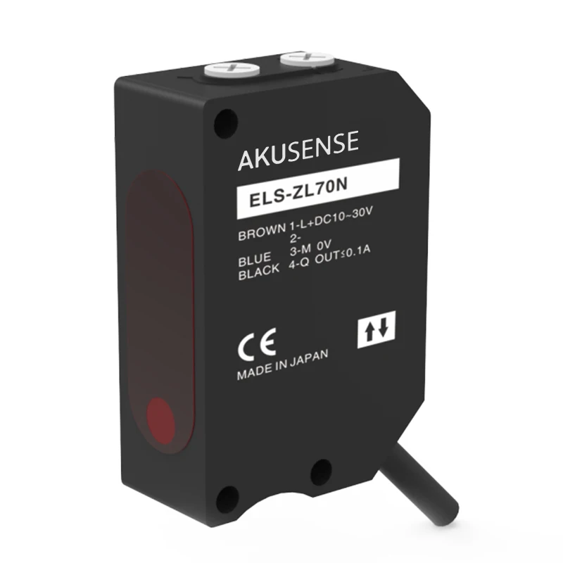 700mm Diffuse Reflection Beam Sensor Waterproof Optical Displacement Sensor 12V Dc Laser Transducer