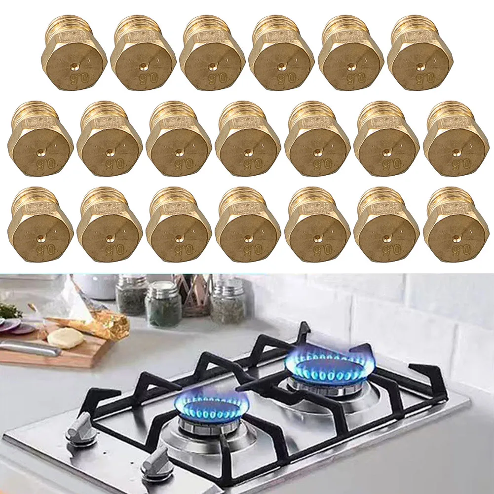 

0.5mm Propane Burner Nozzles Outdoor Cooking Parts Outdoor Cooking Equipment Compatible With Grills Natural Gas Conversion