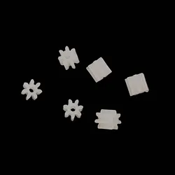 6PCS/Lot 7 Teeth 0.75mm Shaft Hole Gears Small Remote Control Helicopter Spare Parts Motor Small Gear 7T Diameter 2.6mm