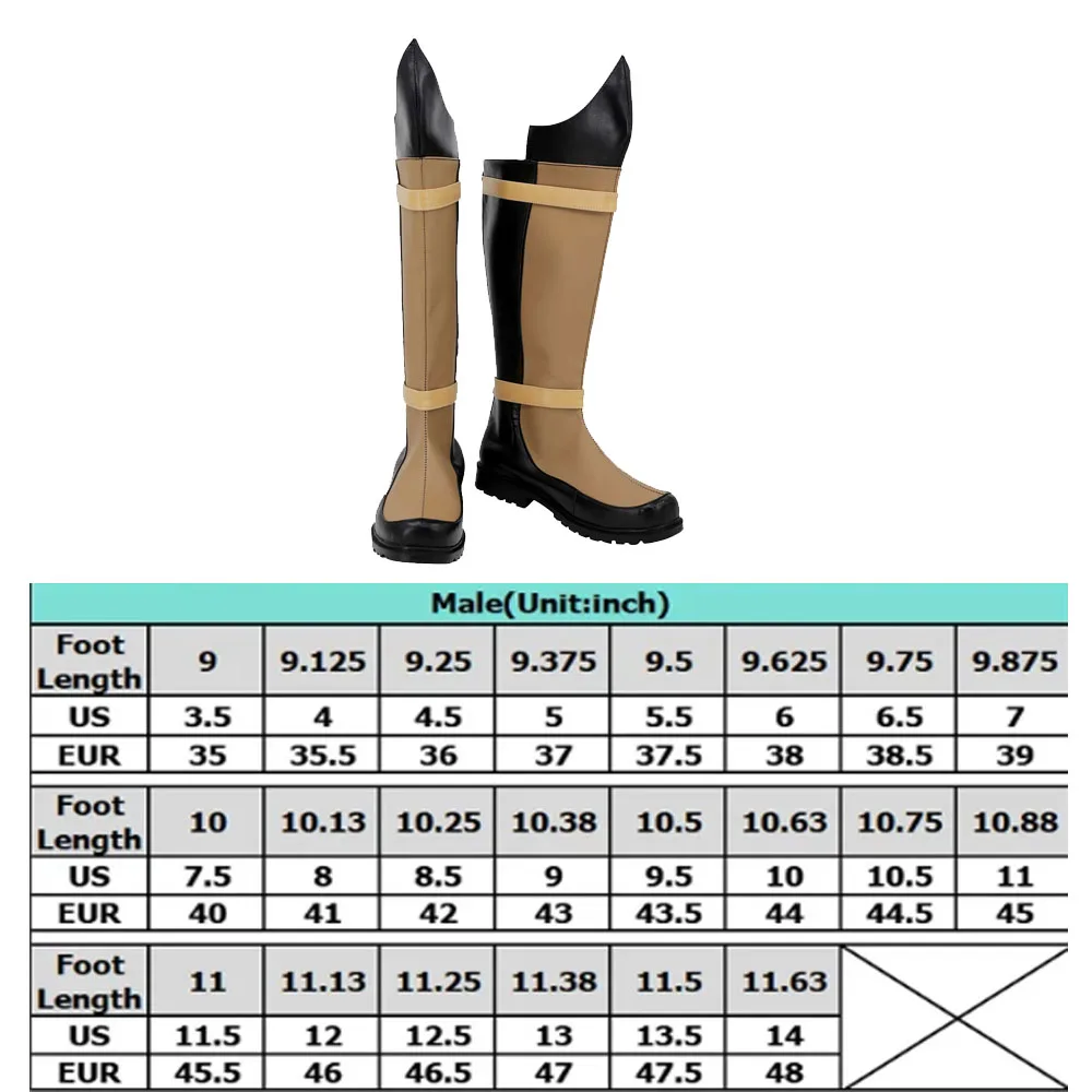 Sokka Cosplay Shoes Boots Halloween Costumes Accessory Custom EU Size Made Men Women Anime Roleplay Footwear