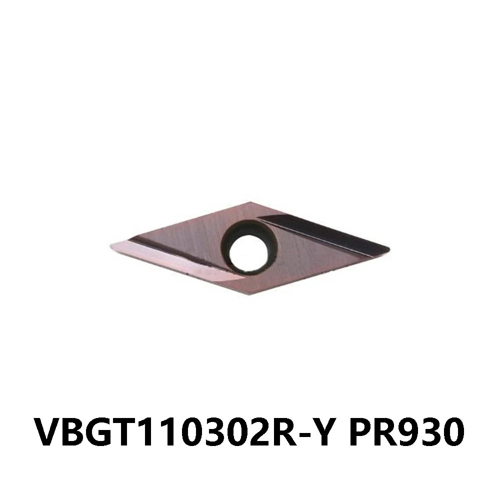 Original VBGT 110301 VBGT110301 R Y VBGT110301R-Y PR930 35° Inserts VBGT2202R-Y Carbide Plates Machine Turning Tools CNC Lathe