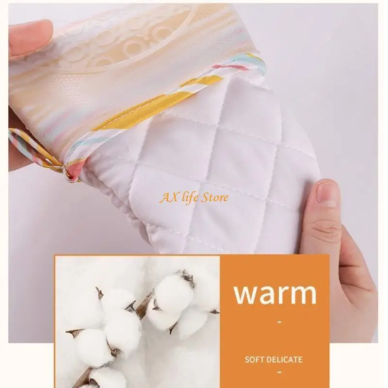 

J2HA BBQ Oven Mitts for Cooking Kitchen Fireplace Grilling Double-Layer Easy to Clean and Store for Grilling Cooking Durable