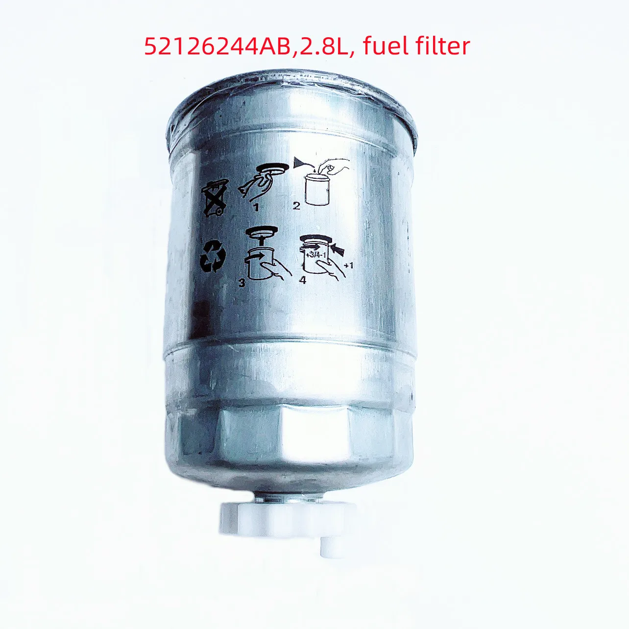 WAP02 Fuel Filter, 52126244AB, Suitable For: 2.8L, Diesel Version, Wrangler JK, Nitro KK, Freedom KA, City RV RT, 2007-2018