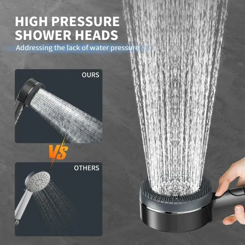  Water Saving Hnadheld Showerhead With Multiple Sprays Modes Easy Installation